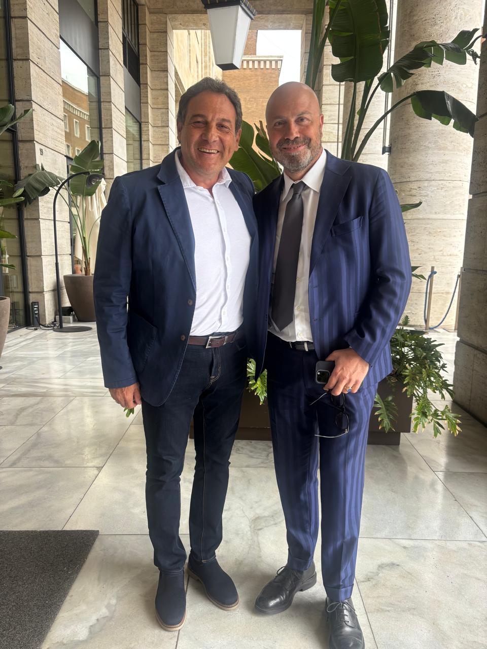 Reunión de Sergio Ramini y Francesco Minervini